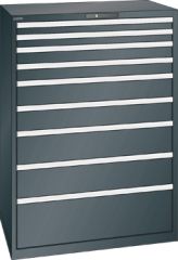 Schubladenschrank 9 Schubladen 1023x725x1450 NCS S 9000-N Lista 54x36E 12.550.060