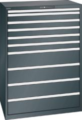 Schubladenschrank 10 Schubladen 1023x725x1450 NCS S 9000-N Lista 54x36E 78.193.060