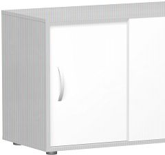 Schiebetrenschrank, mit Standfen, nicht abschliebar, 800x400x752, Buche/Wei