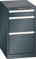 Schubladenschrank 3 Schubladen 411x572x700 NCS S 9000-N Lista 18x27E 78.419.060