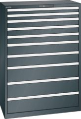 Schubladenschrank 10 Schubladen 1023x572x1450 NCS S 9000-N Lista 54x27E 78.773.060