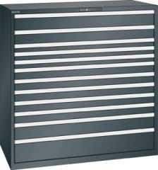 Schubladenschrank 12 Schubladen 1431x725x1450 NCS S 9000-N Lista 78x36E 78.873.060