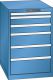 Schubladenschrank 6 Schubladen 564x725x850 RAL 5019 Lista 27x36E 14.407.040