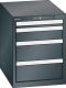 Schubladenschrank 4 Schubladen 411x572x533 NCS S 9000-N Lista 18x27E 78.415.060